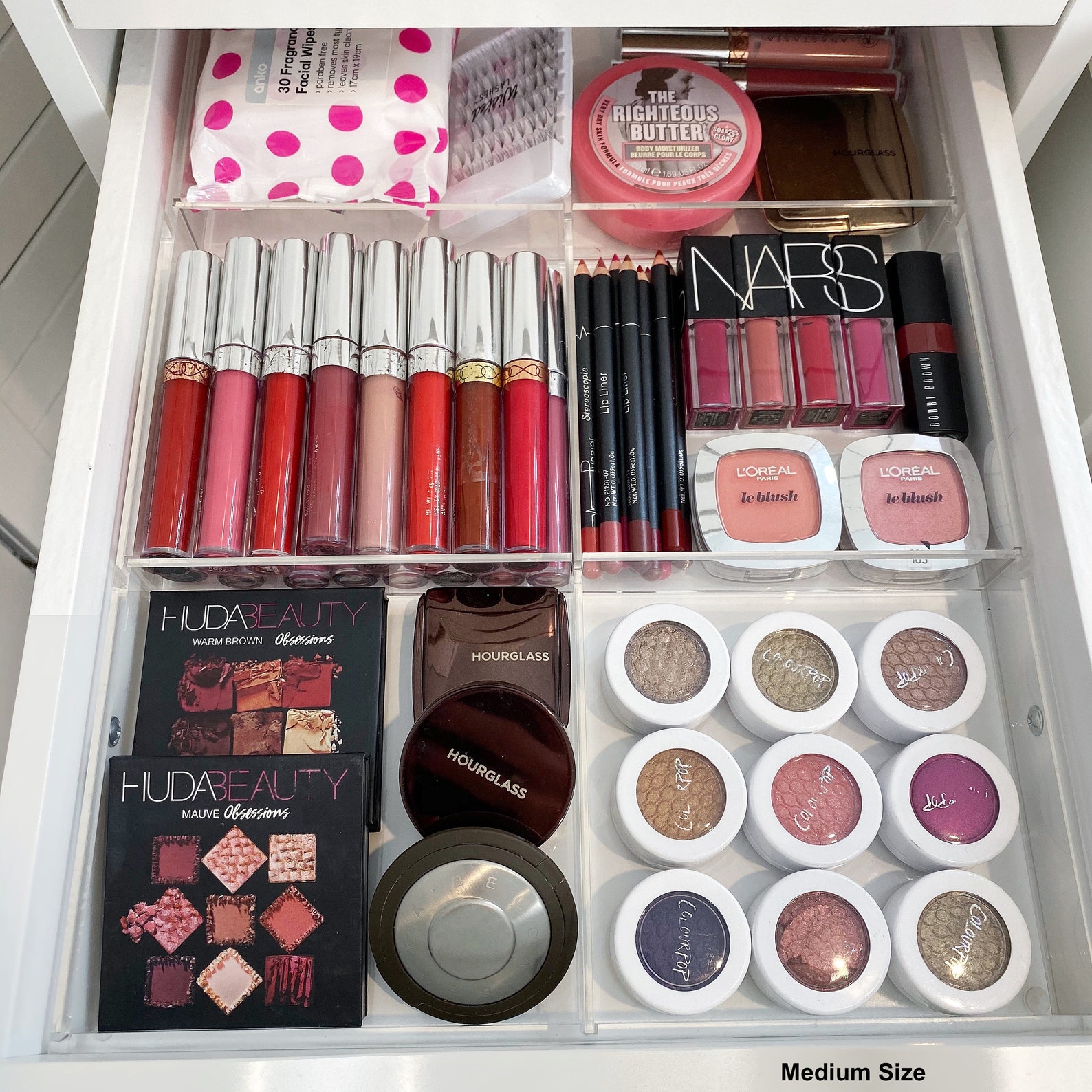 Acrylic makeup organizer organiser storage Grid Tray | Etsy