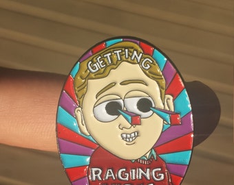 GETTING RAGING VIBES heady hat pin