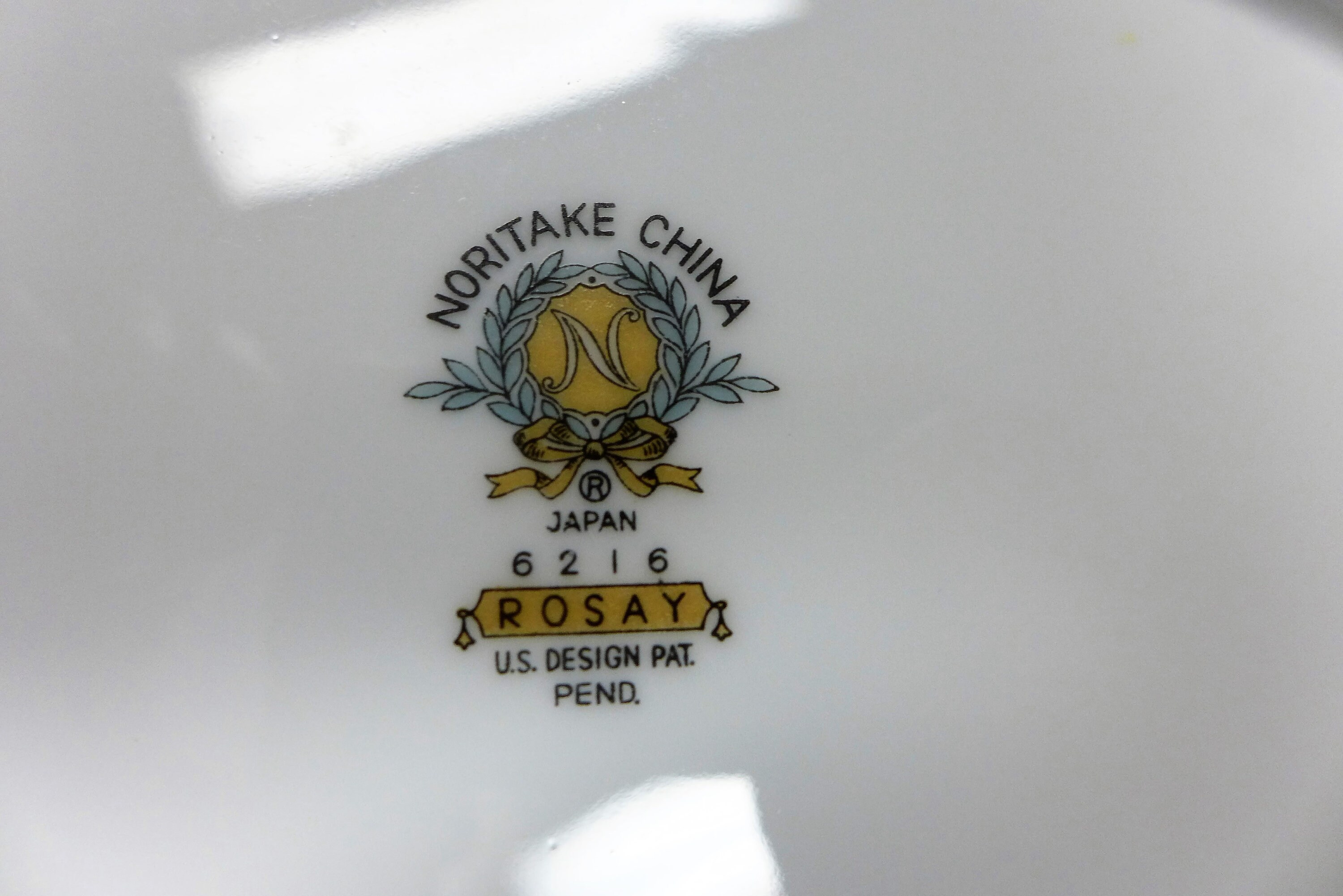 Retro 1960's Noritake Rosay Pattern #6216 44 Piece Set With