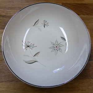 On Sale! Beautiful Antique Fine China By Franciscan In Debut Pattern Marked F6 Serving Bowl