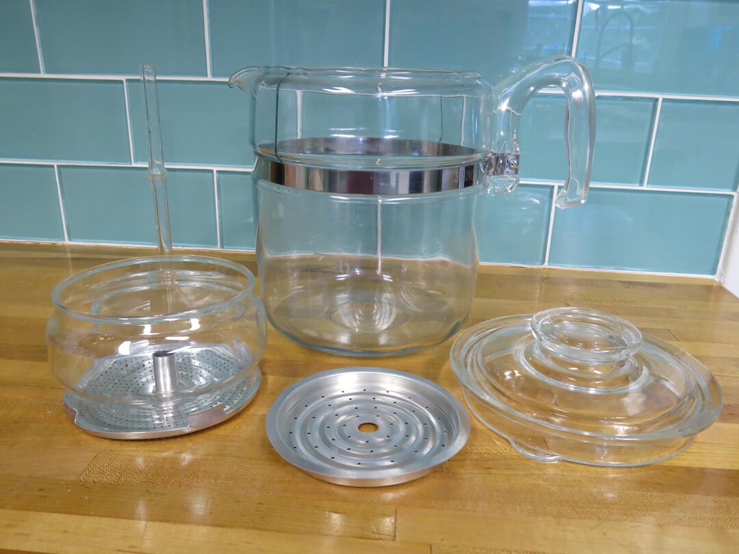 ほぼ完璧なヴィンテージ パイレックス 7759 9カップ パーコレーター