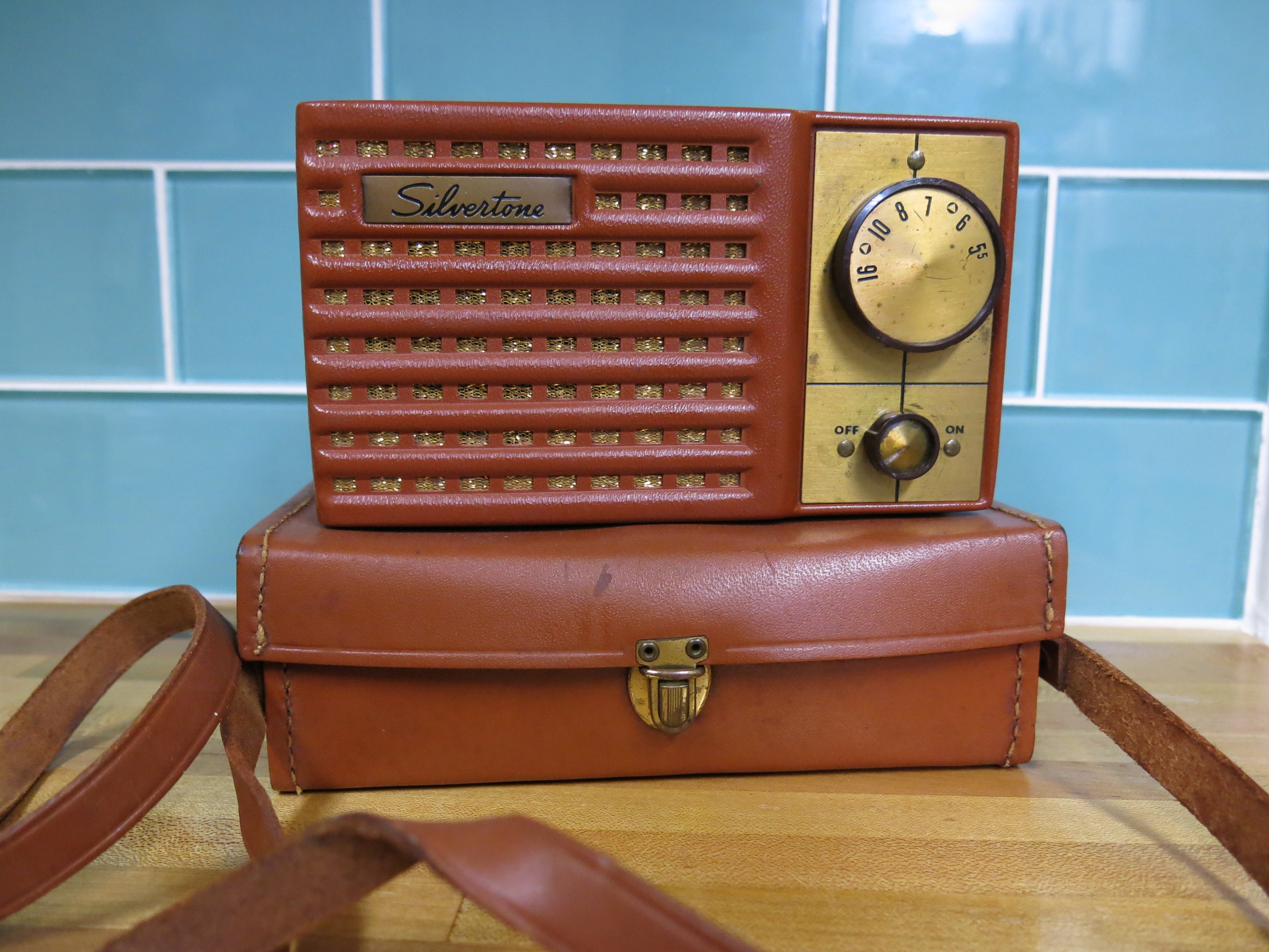 Vintage sears silvertone radio - Etsy 日本