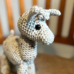 Crochet Llama Pattern - Standing Upright Amigurumi Llama PDF Download - Natural Colors Beginner Friendly Cute Crochet Pattern