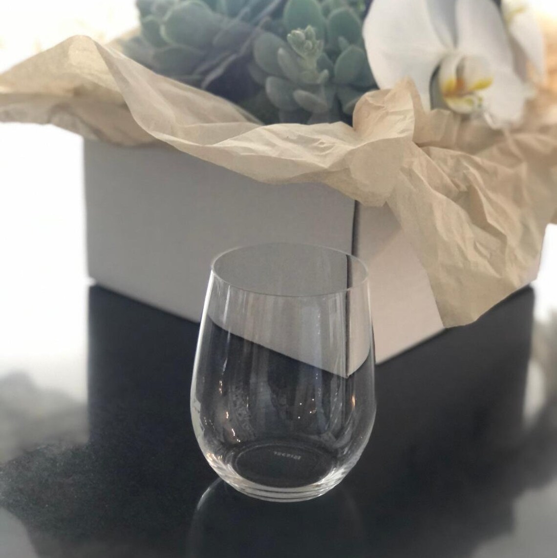 Personalized Etched Riedel Wine Glass Etsy
