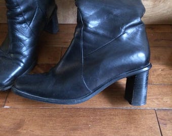 handmade square toe boots