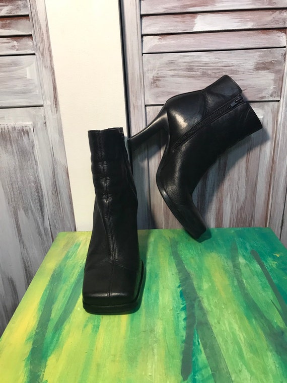 aldo square toe boots