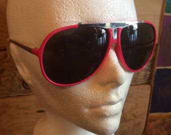 Sunglasses, vintage sunglasses, vintage pink glasses, vintage, 80s