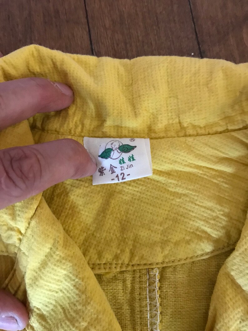 yellow size 12 months with patch boy Jacket