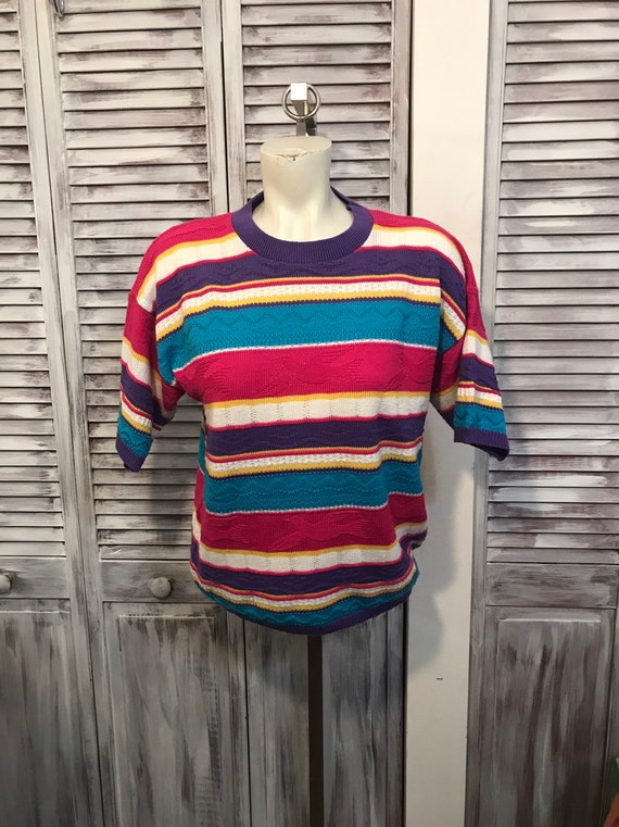 Pull femme vintage - chandail des années 80s trico