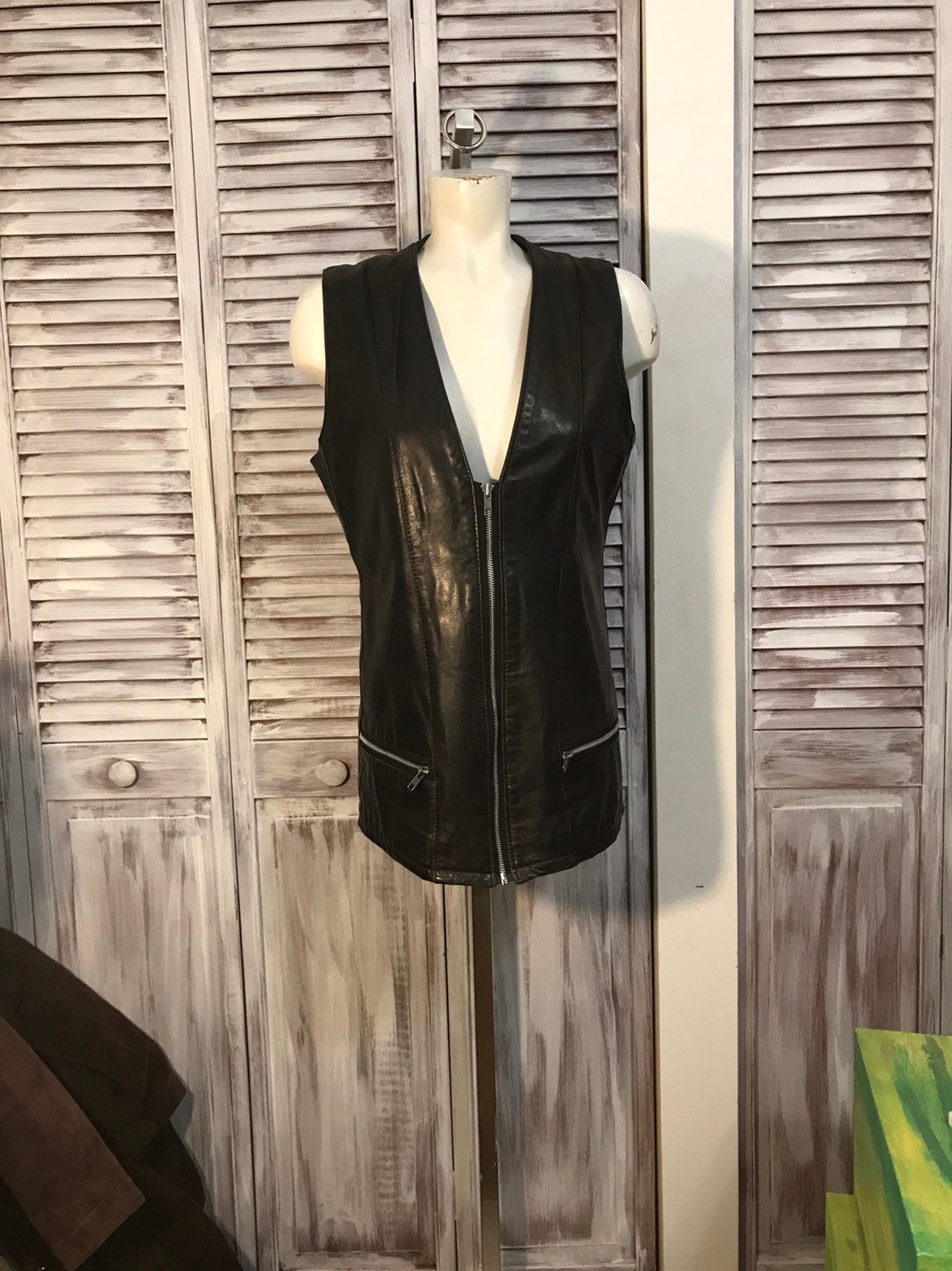 Leather Sleeveless -  Canada