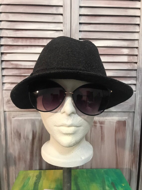 chapeau homme vintage couleur charcoal en laine an