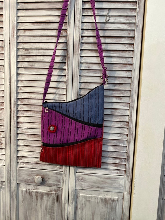 sac a main coloré vintage en tissu Concubine porte