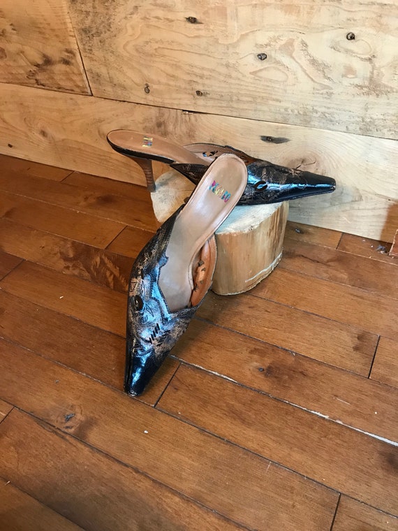 Black mules size 5 best sale