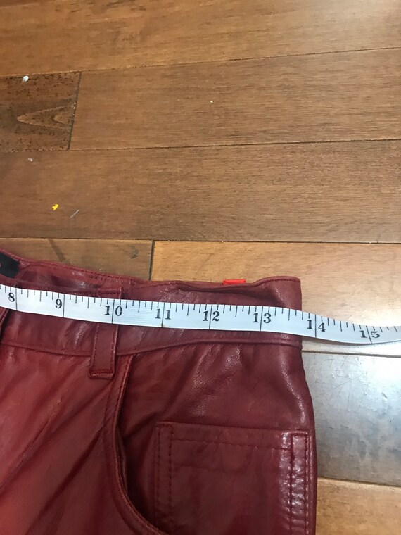 Women's Leather Pants Vintage Pants 