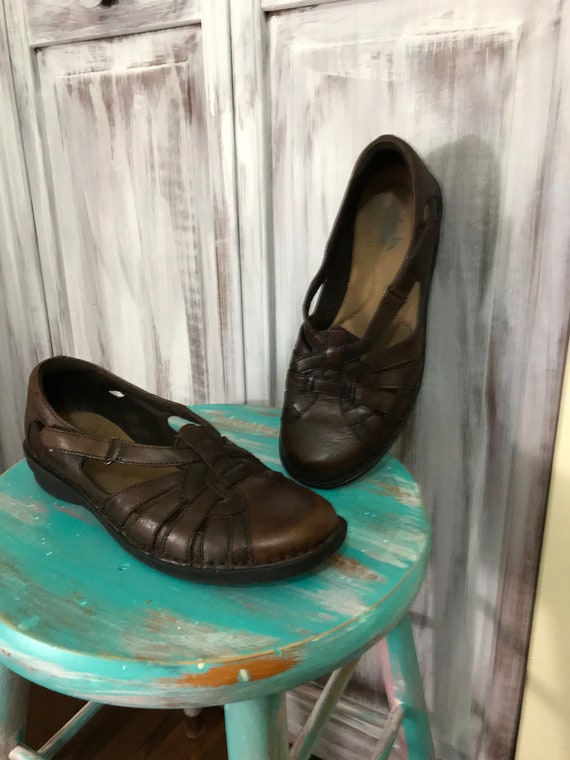 clarks woven leather shoes