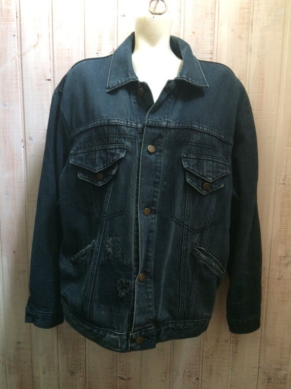 Jeans jacket vintage , veste jeans  Année 80 over… - image 1