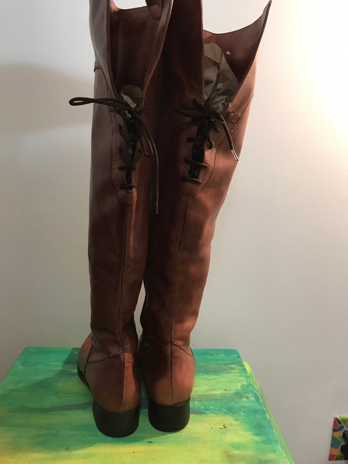 flat brown boots womens