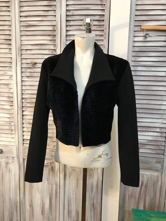 Women's Jacket Velvet short Vintage 