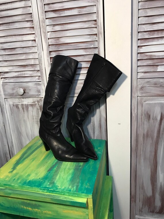 vintage high boots