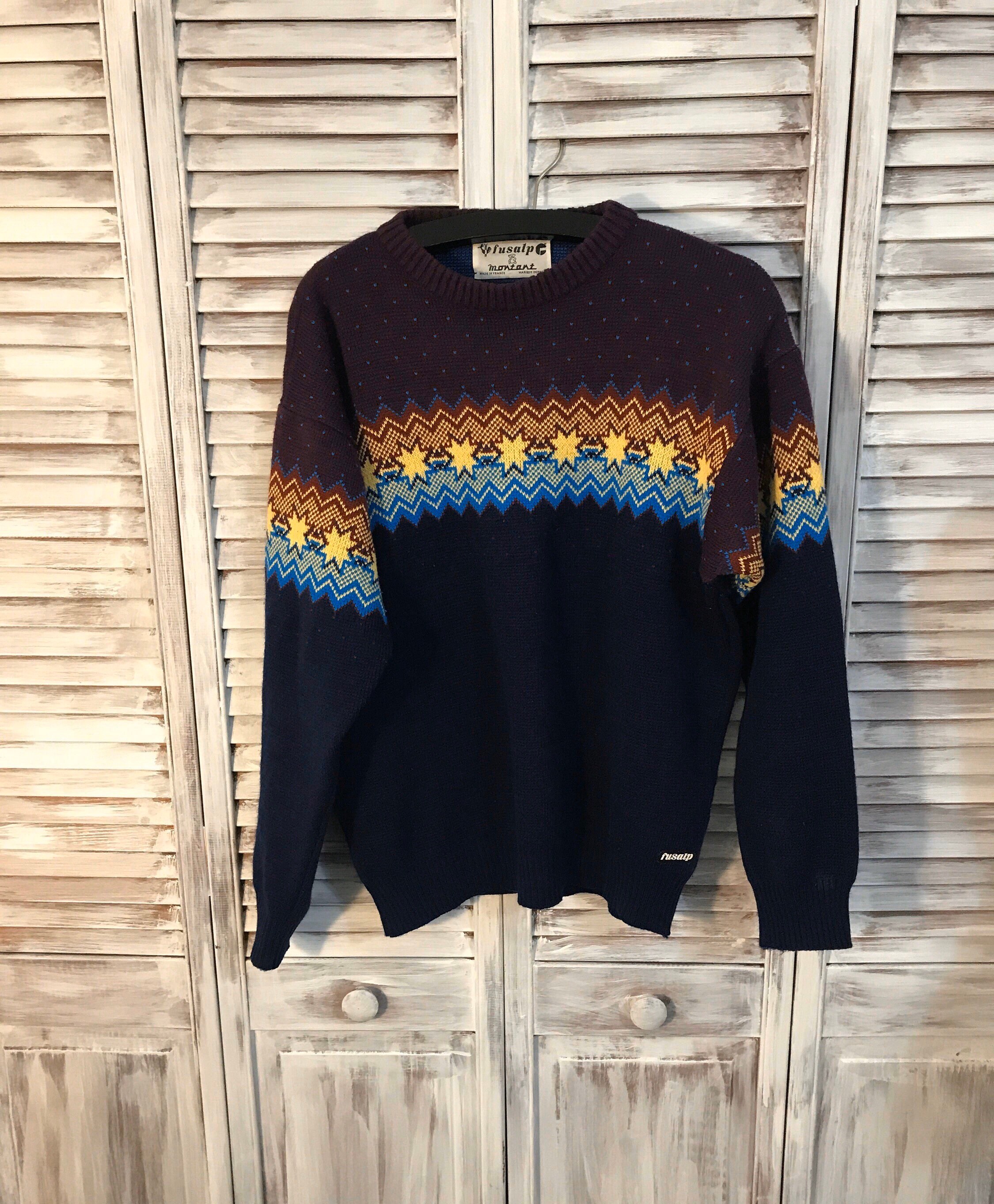 Vintage Men's Sweater 70s Jersey in 