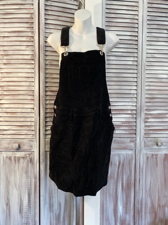 falda vintage pana negro talla L México