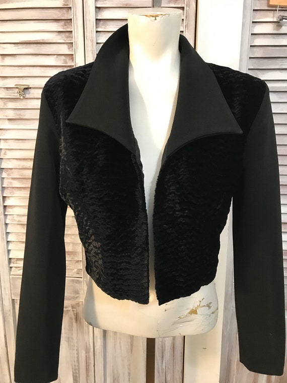 Women's Jacket Velvet short Vintage 