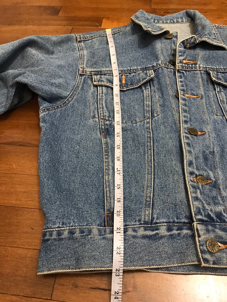 mid-size jeans jacket Men/'s vintage jacket jeans Jeans Sergeant Pepper Year 80 jacket