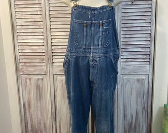 Vintage unisex jeans overalls size 38