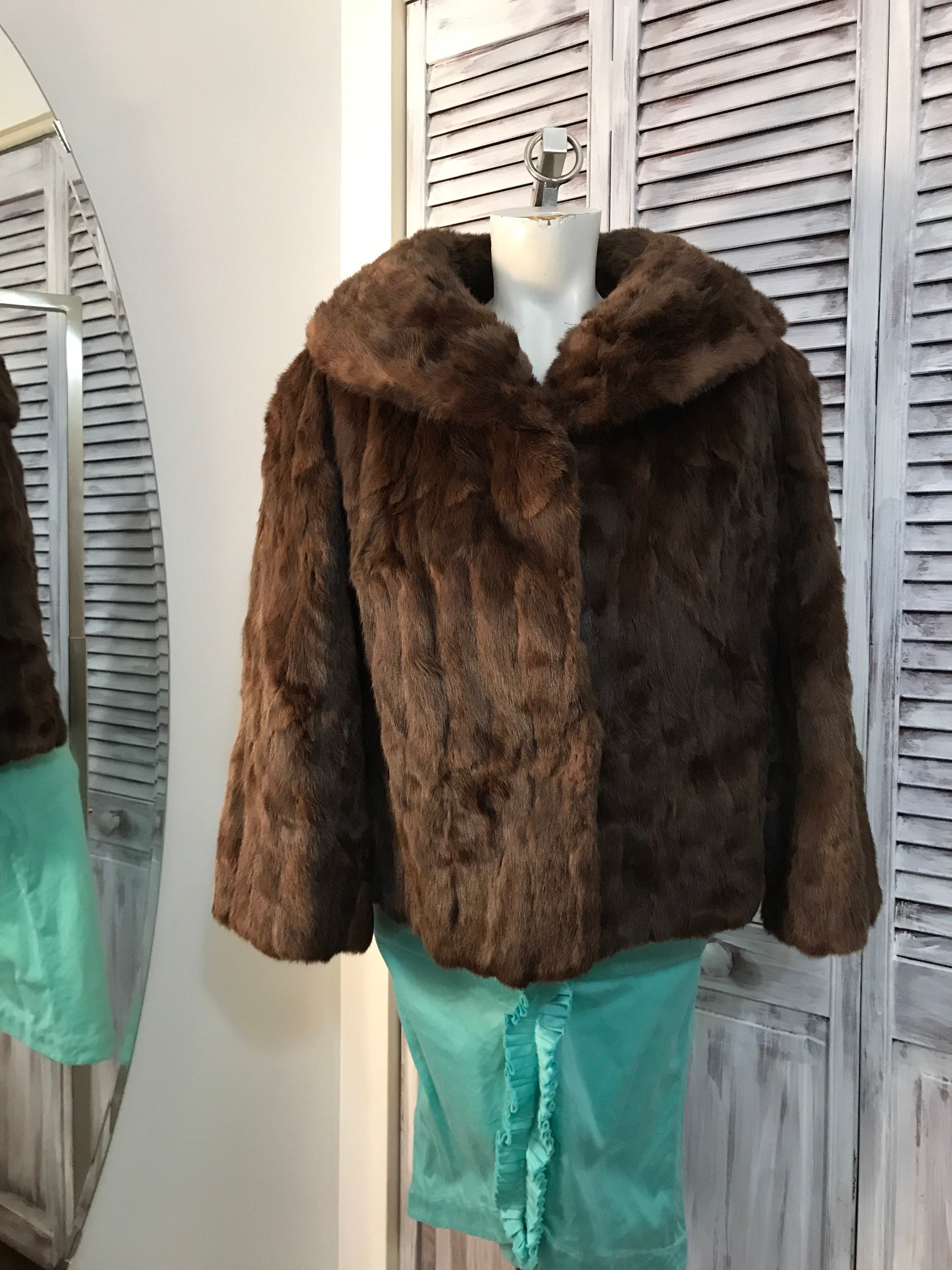 Sleeveless Monogram Mink Coat - Ready to Wear