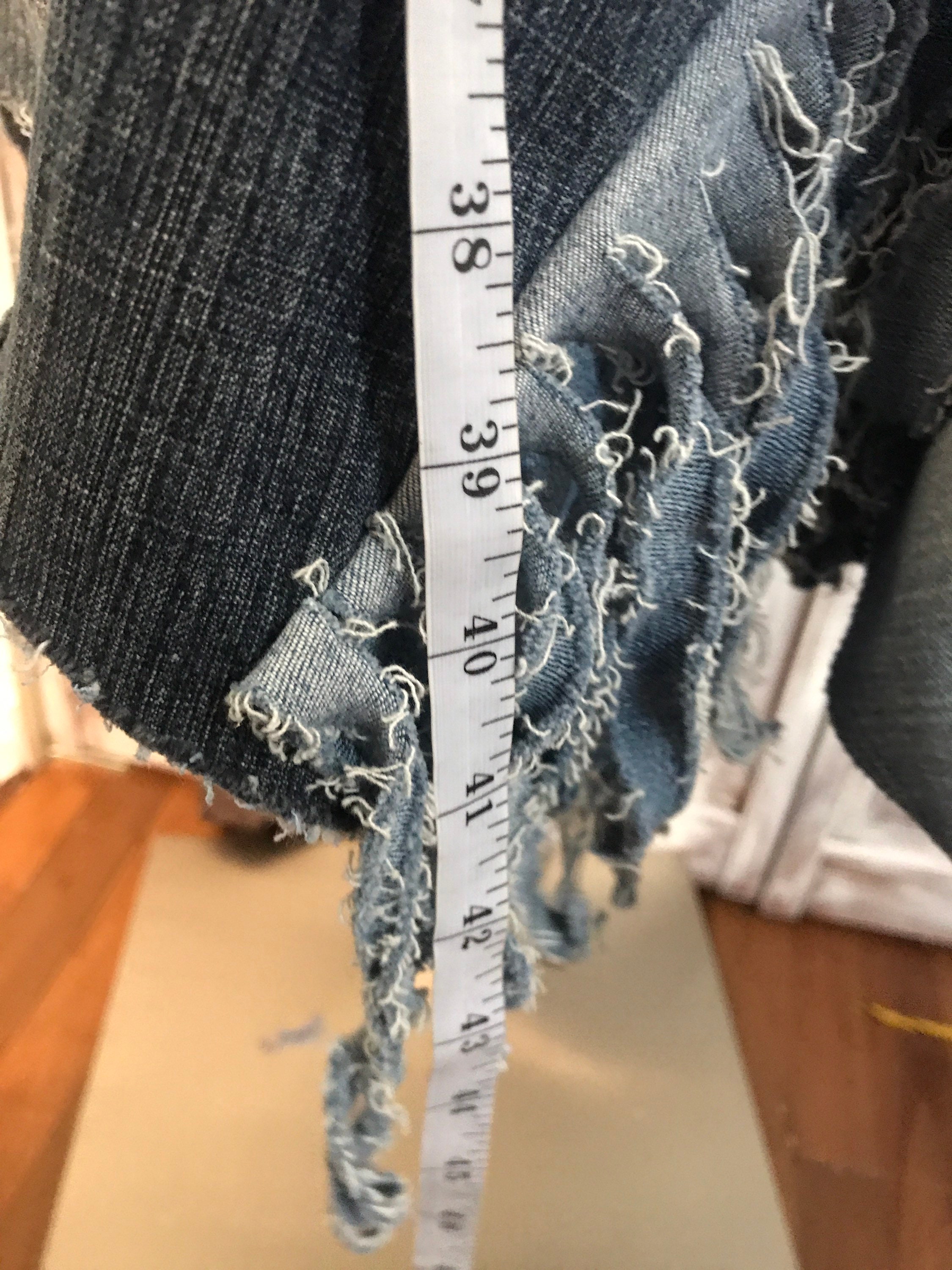Chaqueta vaquera Ropa reciclada levita única mujer en jeans recuperados  talla M -  México
