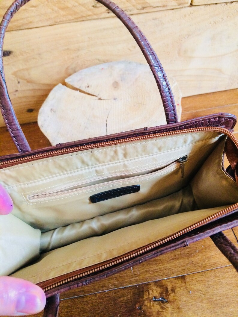 like new all leather Mimi handbag vintage 70s retro purse