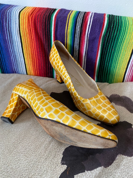 Gold patent shoes best sale