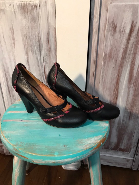 Vintage women shoes 90's-black with 