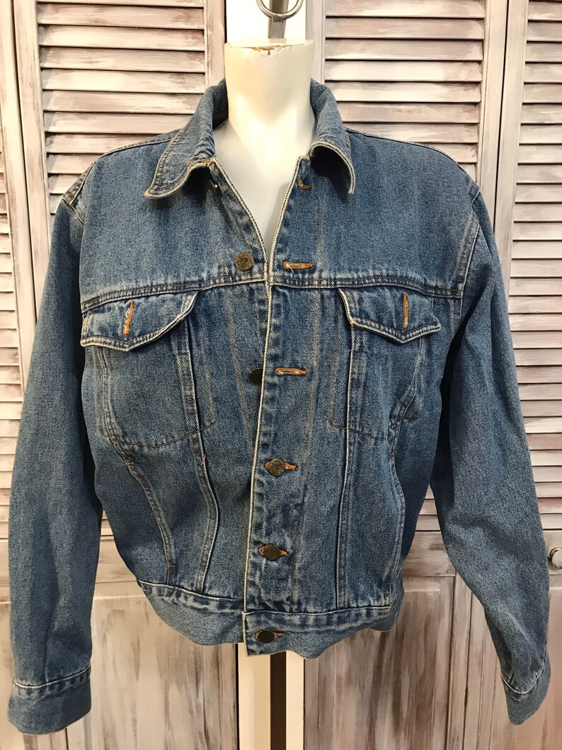 mid-size jeans jacket Men/'s vintage jacket jeans Jeans Sergeant Pepper Year 80 jacket