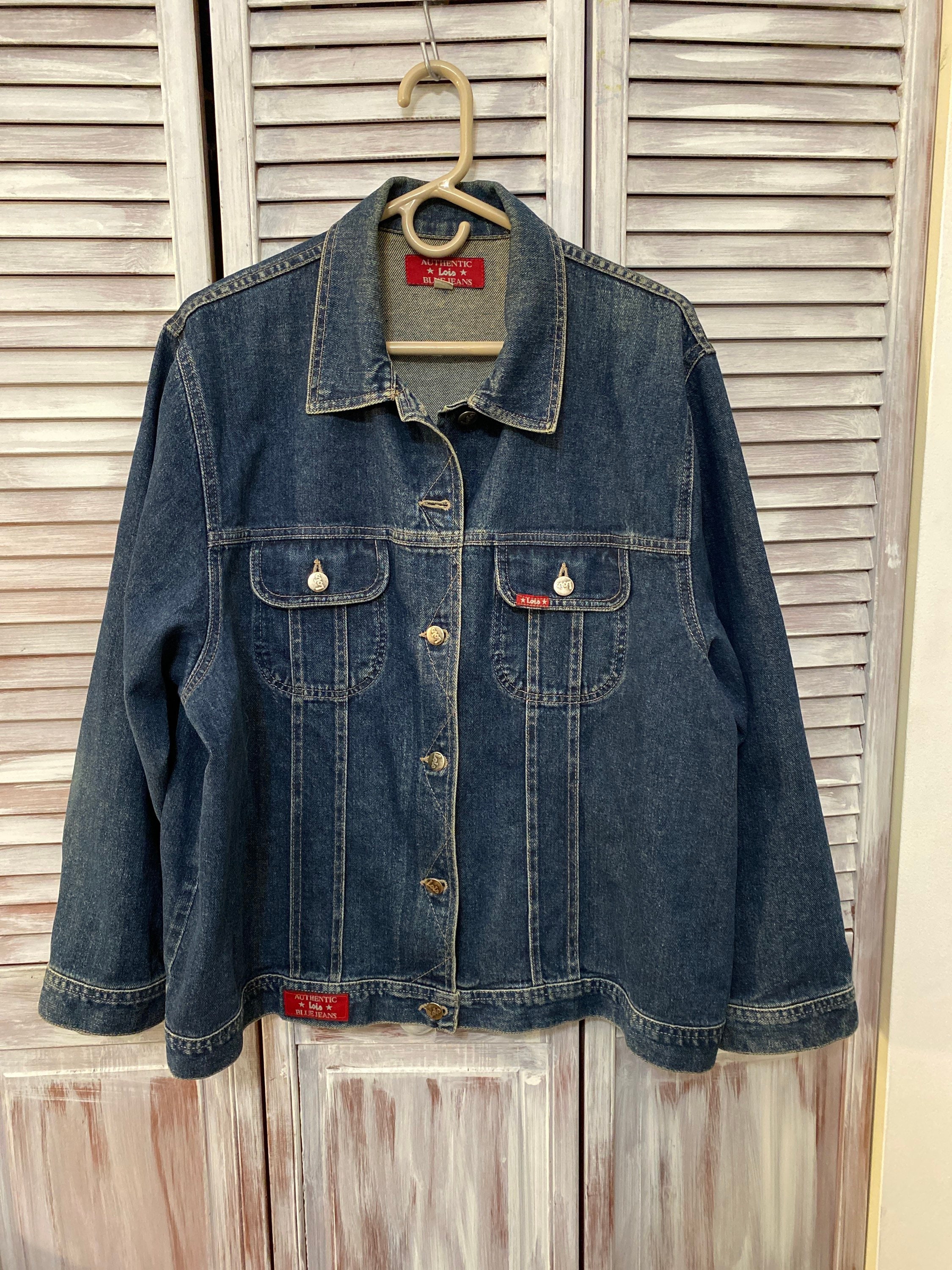 Lois Jeans Jacket Etsy