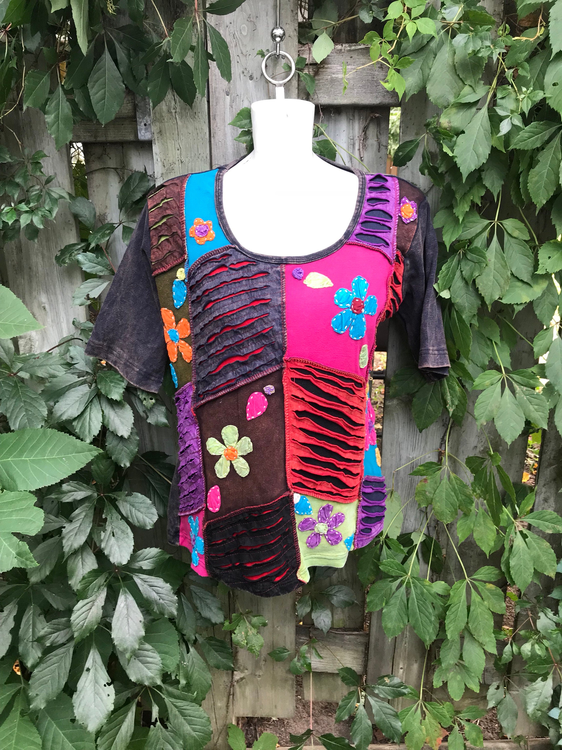 multi colored 90s shirt