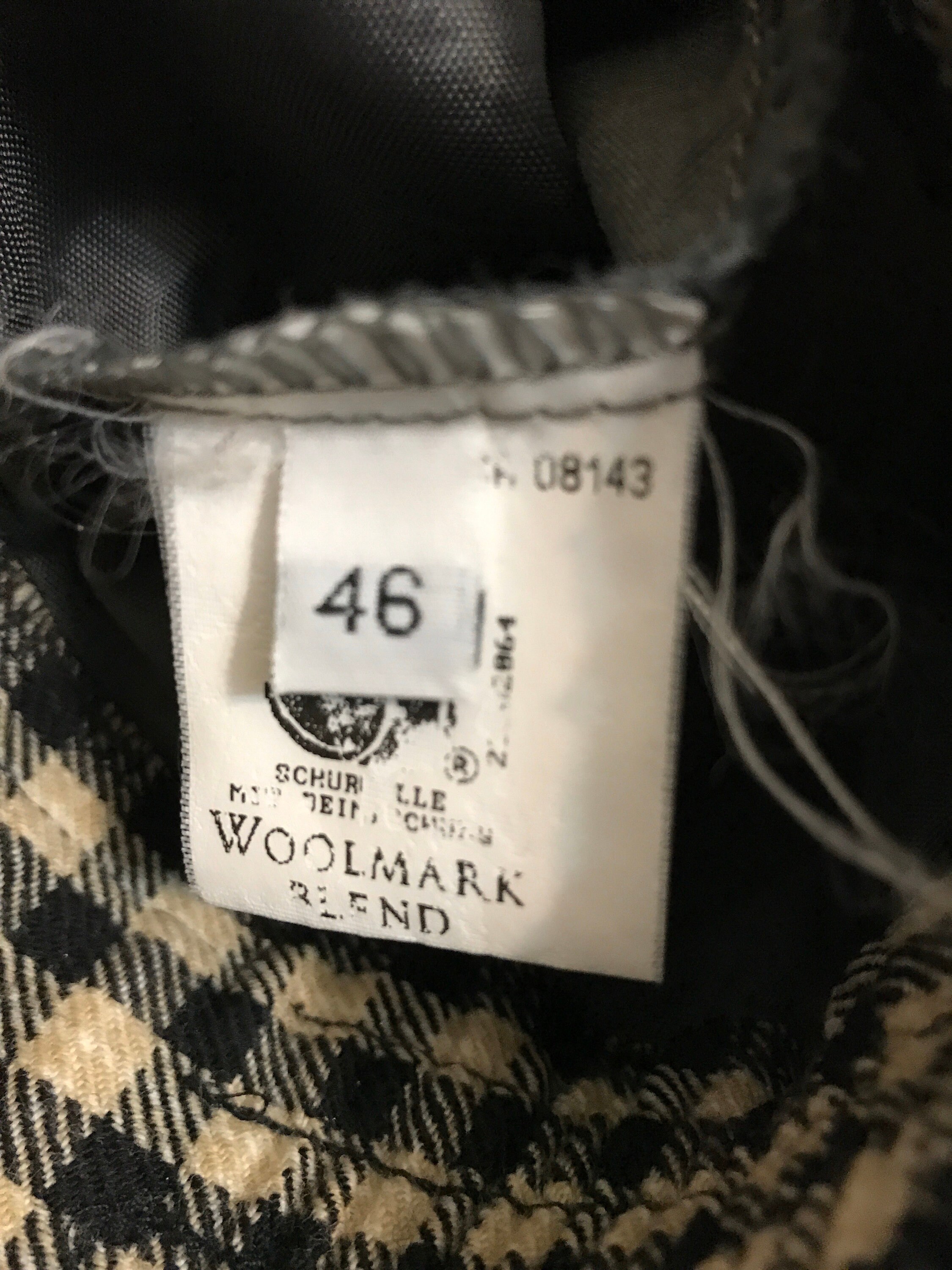 Women's Trousers Tartan of the 70s High Waist Pants Size Etsy