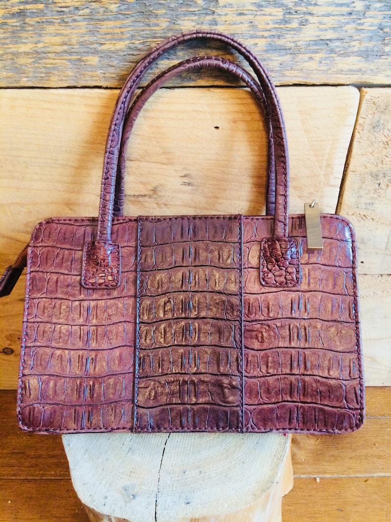 like new all leather Mimi handbag vintage 70s retro purse