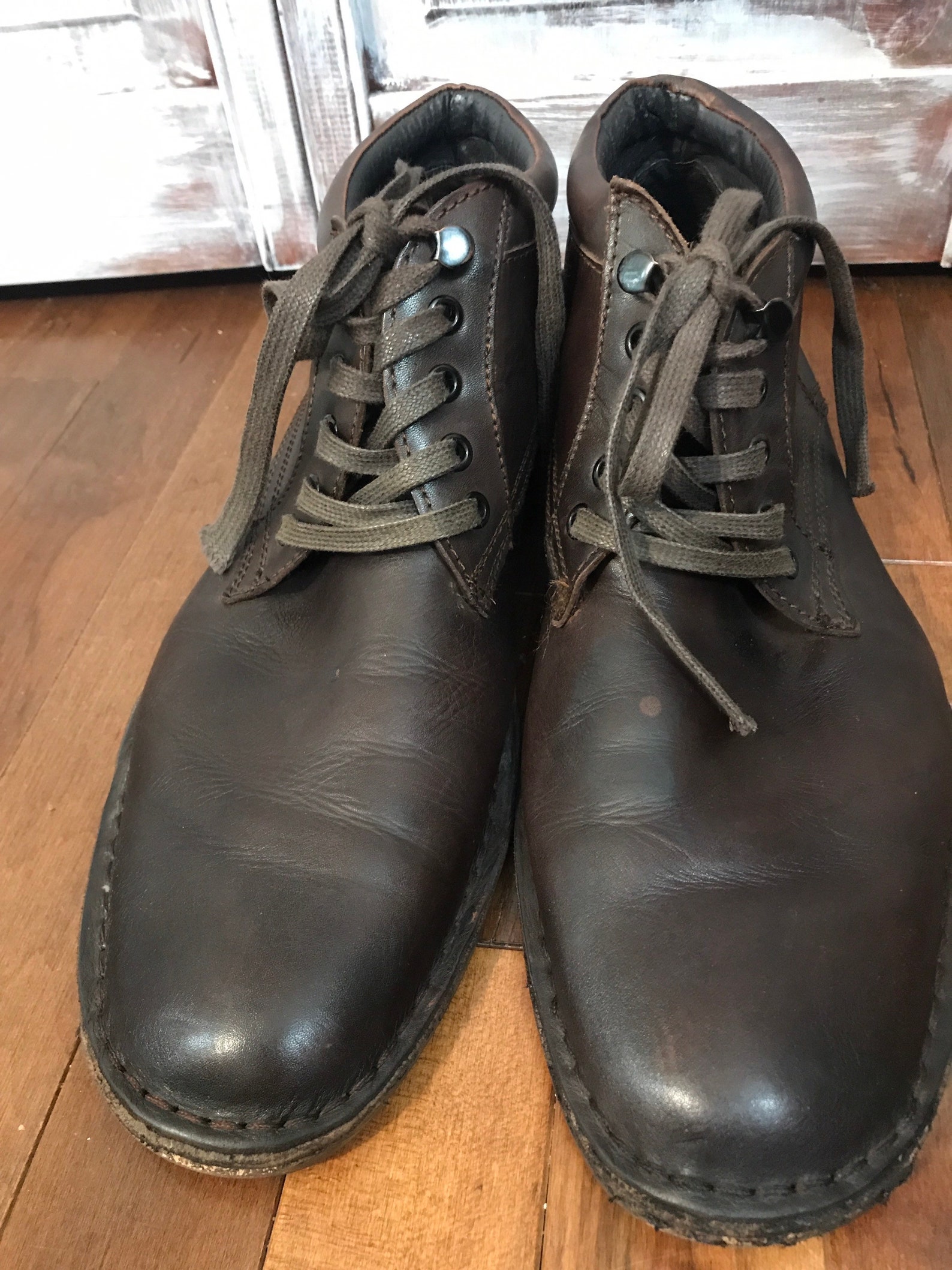 Vintage men's shoe Rudsak shoe in brown brown leather | Etsy