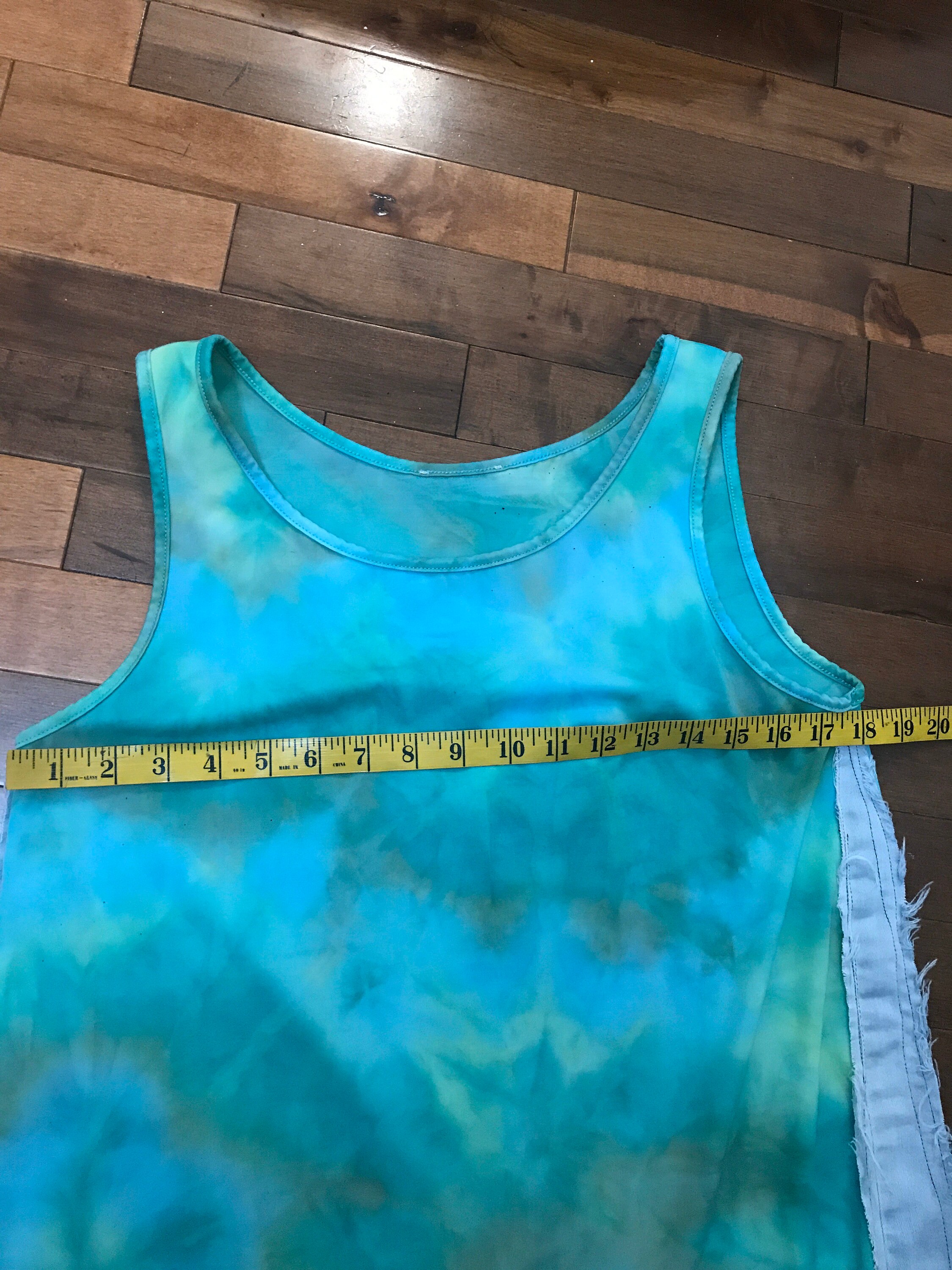 Sleeveless Upcycled Stretch Fabric Dress With Large M/L Jeans Etsy UK