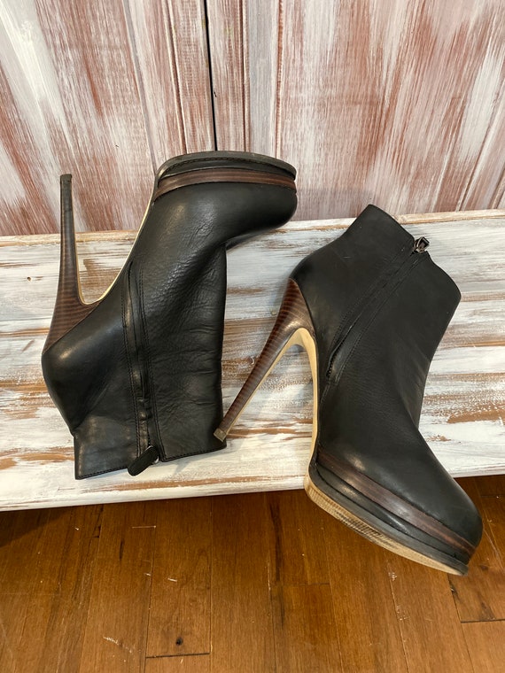 Black Pointed Toe Wedge Boots | Black Wedge Heel Boots Womens | Black Wedge  Knee Boots - Women's Boots - Aliexpress