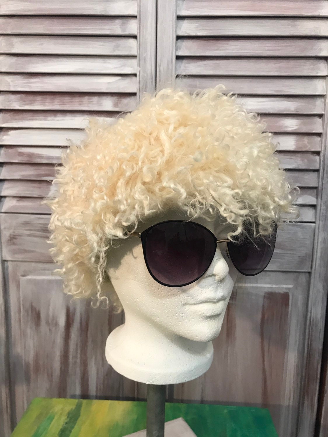 Chapeau Cloche Vintage Fourrure Angora - Made In France - Taille Unique