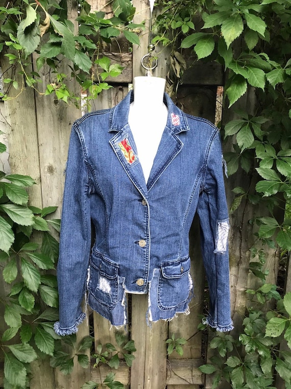 Blue jacket and jeans new arrivals