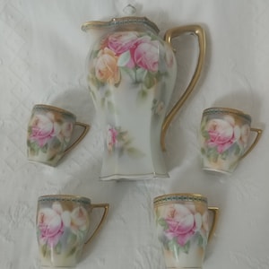 Germany Saint Malo Chocolate Pot With 4 Cups