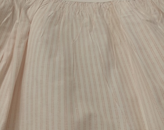 Laura Ashley Pair Twin Pink Stripe Tick Dust Ruffles Etsy