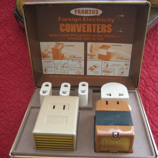 Travel Converter Kit Etsy