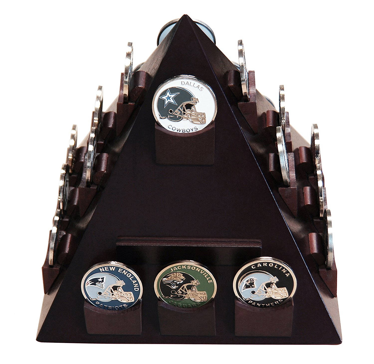 Coin Rack Pyramid DECOMIL - Pyramid Shaped Military Challenge Coin & Poker/casino Chip ...