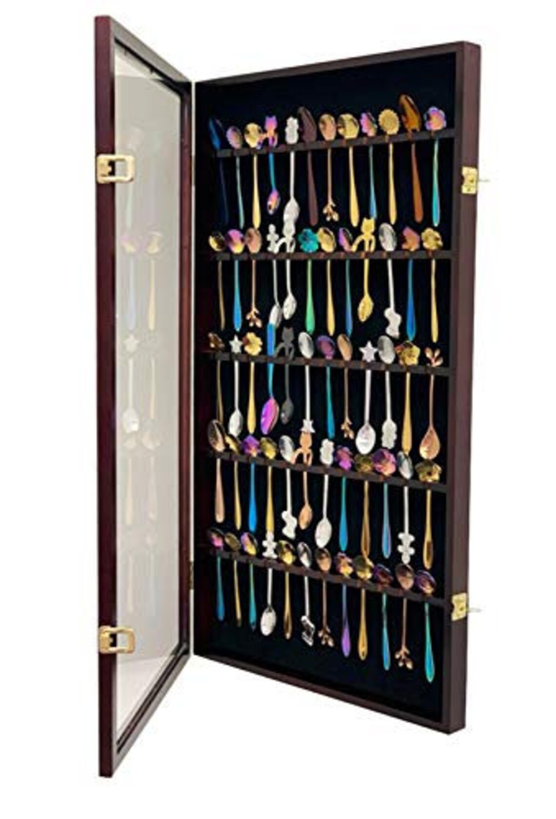 60 Spoon Rack Display Case Holder Wall UV Protection Etsy