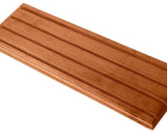 DecoWoodo Challenge Münzständer – 12 Reihen, Walnuss-Holz, Für 100 Münzen – Perfekt Für Sammler