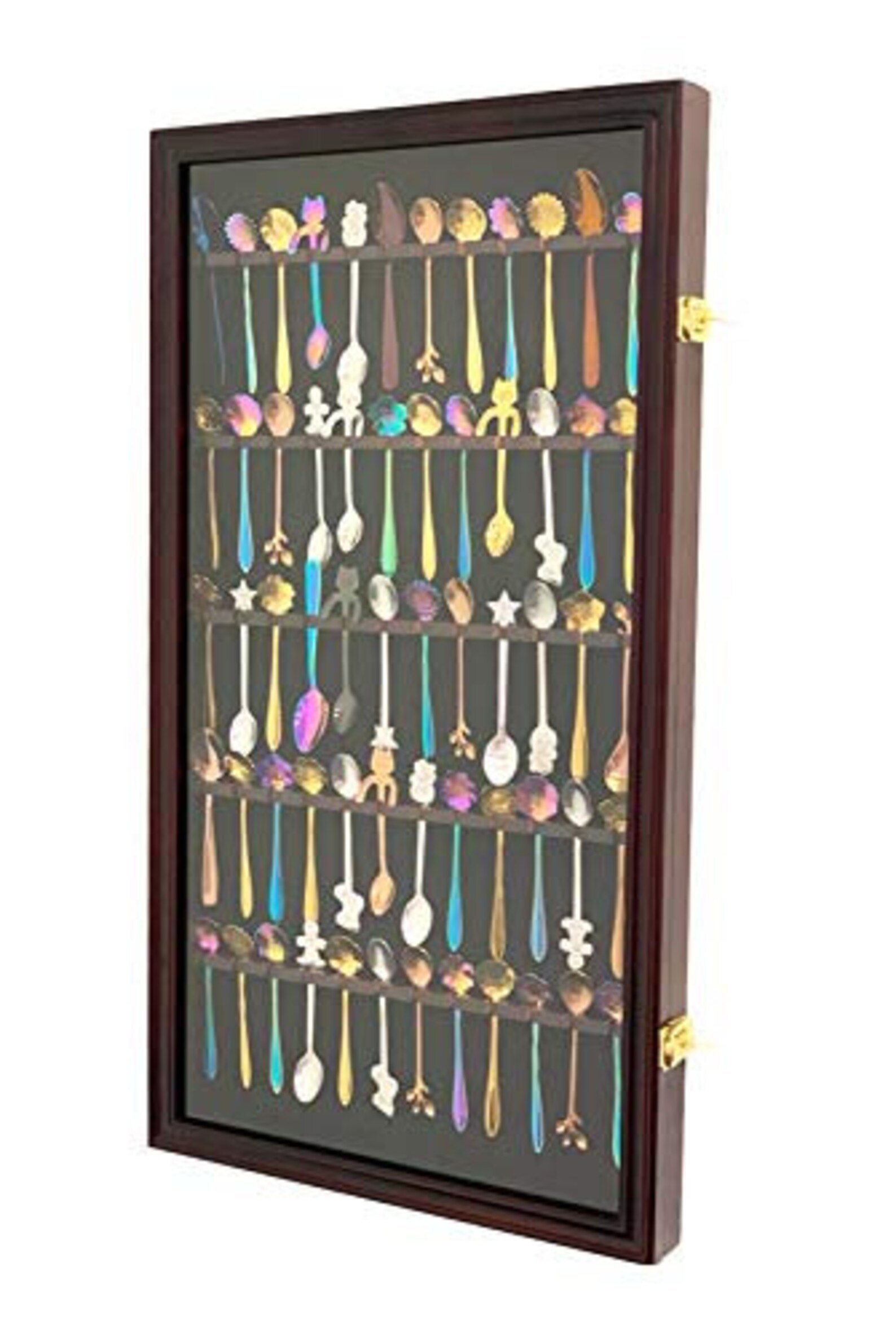 60 Spoon Rack Display Case Holder Wall UV Protection Etsy
